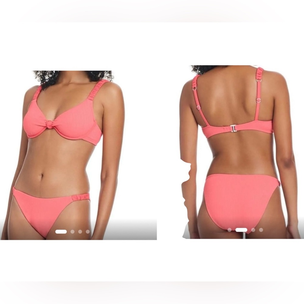 Sanctuary  Swim Sandbar  Kelly Green Solid  Bikini Set Size Medium - Picture 12 of 12